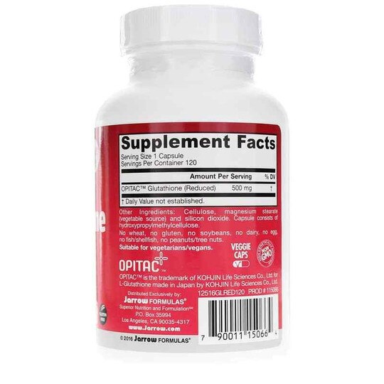 Glutathione Reduced 500 Mg, JRF